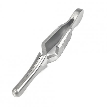 Клема "бульдог" по Dieffenbach, для кровоносних судин, пряма. Довжина 5 см